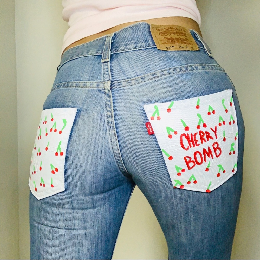 Cherry Inspired Levi’s 🍒